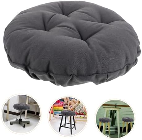 Cabilock Padded Round Stool Cover with Elastic Edge
