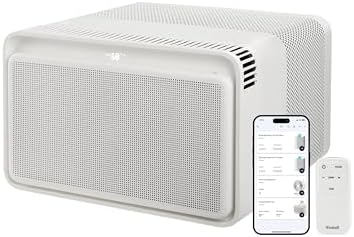 Windmill 8000 BTU Window Air Conditioner - Quiet Smart Cool 350 Sq Ft 1