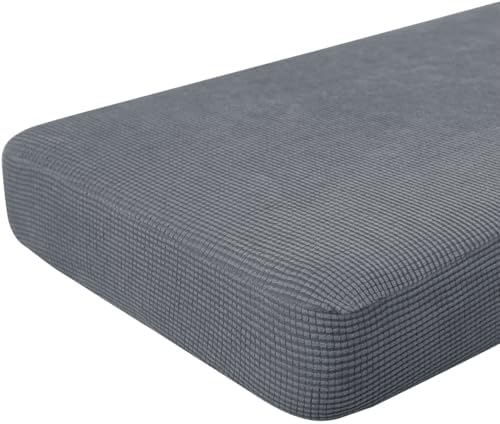 Hokway Stretch Sofa Slipcover Cushion Cover Large Light Grey