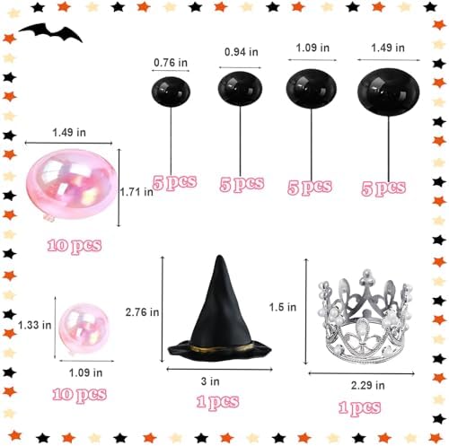 Hushblade 42 Pcs Witch Party Decor Kit