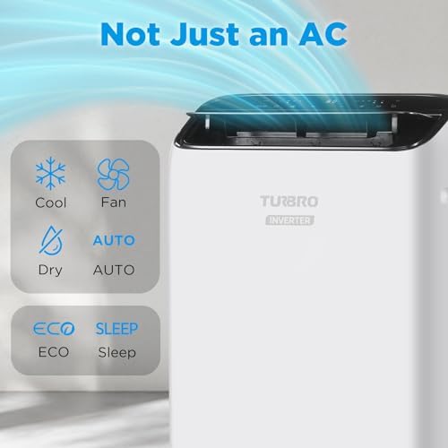TURBRO Greenland 14000 BTU Inverter Portable Air Conditioner 1