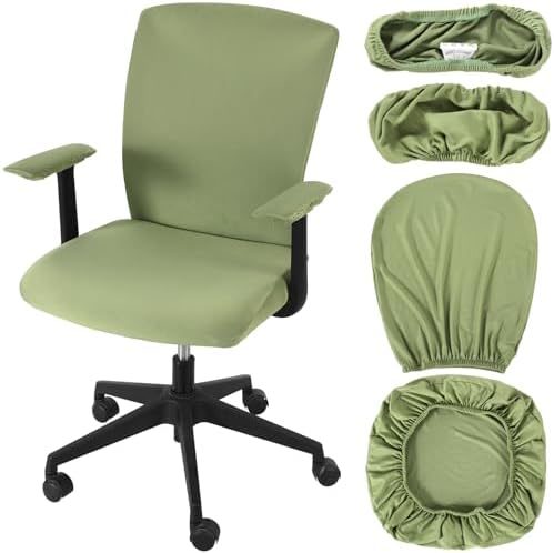 Tallew 4 Pcs Office Chair Covers Set
