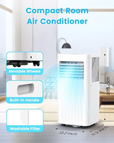 Joy Pebble 10000 BTU Portable AC Unit White