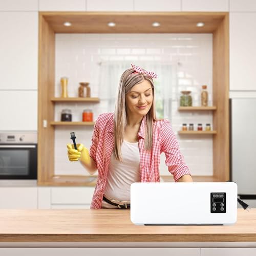 Mini Wall Mounted Heater Fan with Remote Control and Towel Rack
