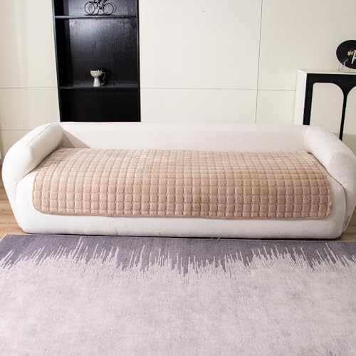 Velvet Sofa Cover for 3 Cushion Sectional L Shaped Recliner