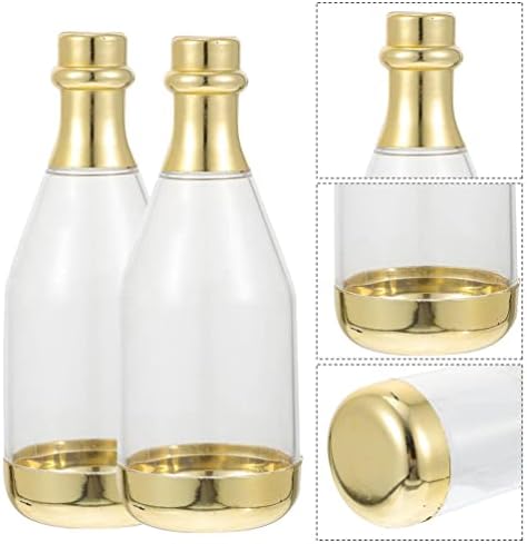 Gadpiparty 24pcs Clear Candy Bottle Mini Favor Container