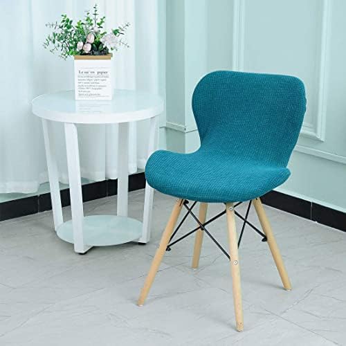 Counter Height Bar Stool Covers Set of 4 Peacock Blue