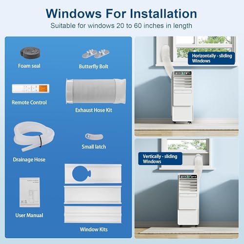 Tanoxo 12000 BTU Portable AC Unit with Digital Display