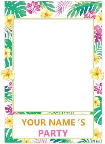 Moon Boat 2 In 1 Luau Photo Booth Frame Props 1