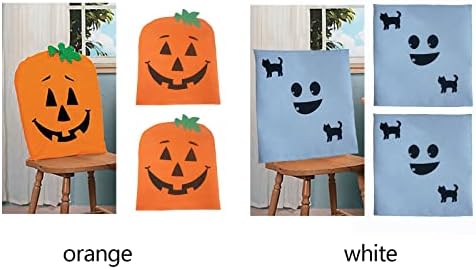 Set of 2 Halloween Chair Covers for Dining Room 1