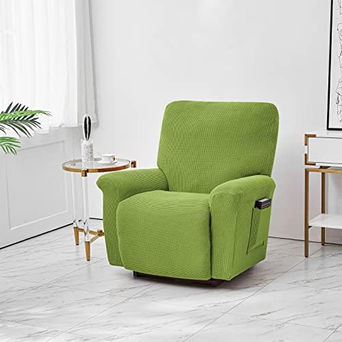 MIFXIN 1 Seat Recliner Slipcover 4 Piece Stretchy Cover