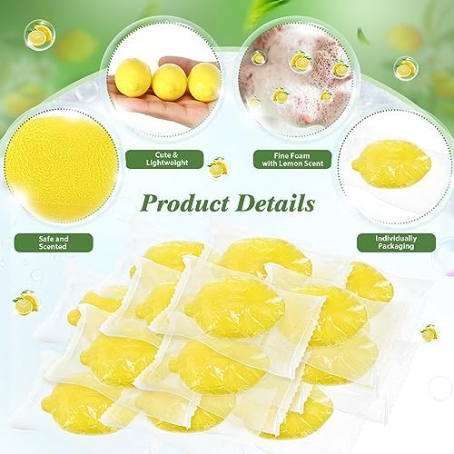 30 Pcs Lemon Shaped Soap Bulk for Baby Shower Favors