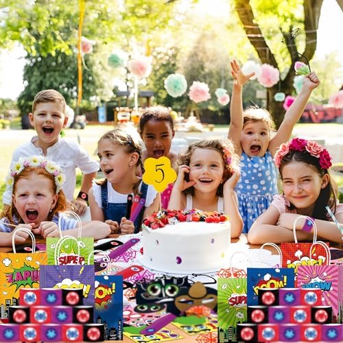 60Pcs Superhero Party Favor Set for Kids