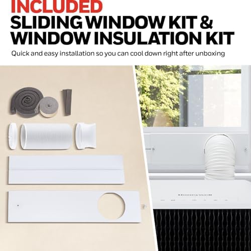 Honeywell 13500 BTU Slim Portable AC with Fan and Dehumidifier 1