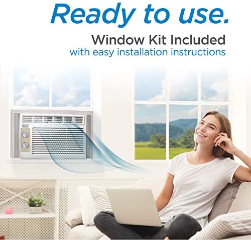 BLACKDECKER Window Air Conditioner 5000 BTU White