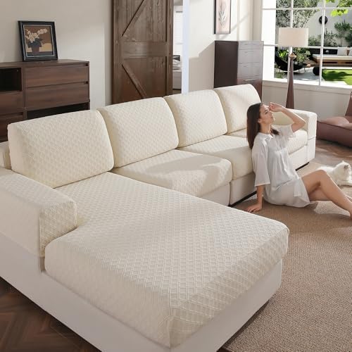OHSIO Couch Cover Stretch Sofa Slipcover Pet Friendly