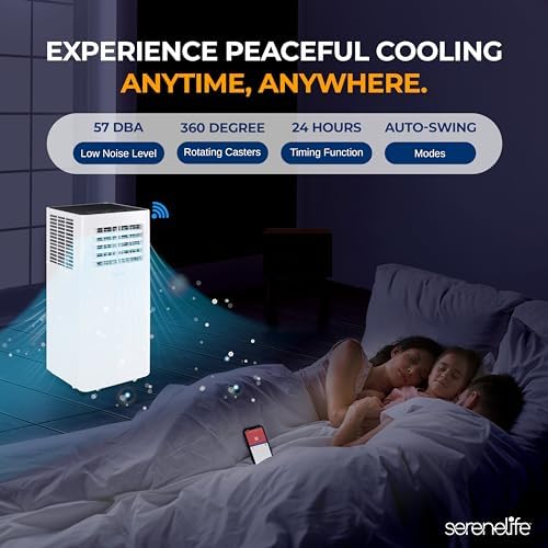 SereneLife Portable Air Conditioner 8000 BTU
