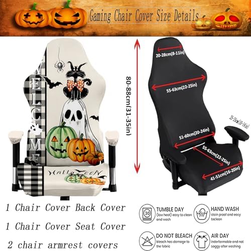 Gaming Chair Covers with Armrest Protection 1