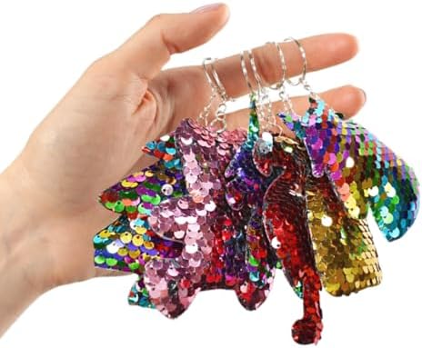 TTSAM 20 Piece Reversible Mermaid Sequin Keychain Set