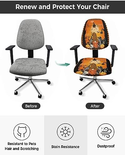 Funnywall88 Halloween Office Chair Covers 2 Piece