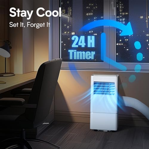Air Choice 8000 BTU Portable AC Unit with 3-in-1 Function