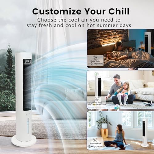 TMYICE 3-in-1 Windowless Portable Air Cooler with Remote Control