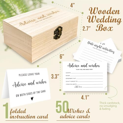 Wedding Advice Cards And Box For Mr And Mrs