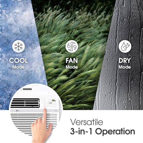 LG LW1224RSMX Window Air Conditioner 12000 BTU 550 Sq Ft White