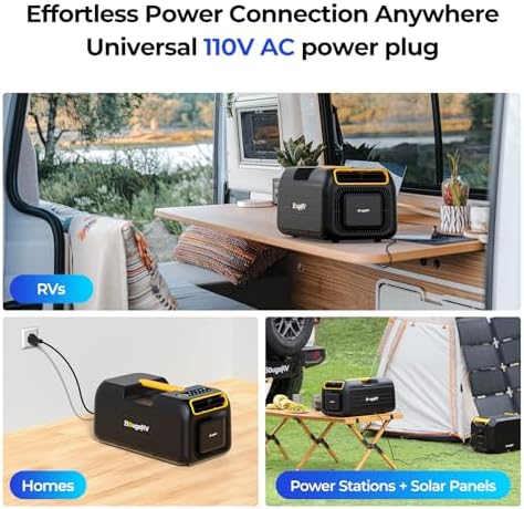 BougeRV 3500BTU Portable Air Conditioner for Camping and Van Life