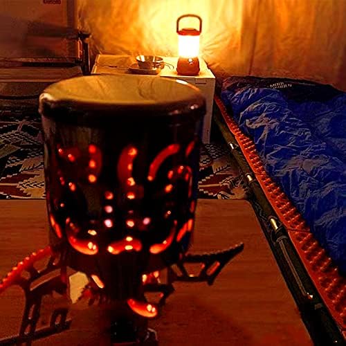 Portable Stainless Steel Camping Heater Silver