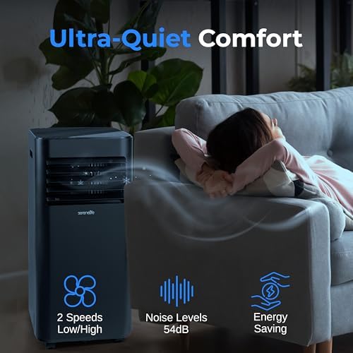 SereneLife 8000 BTU Portable AC Unit for Bedroom 1