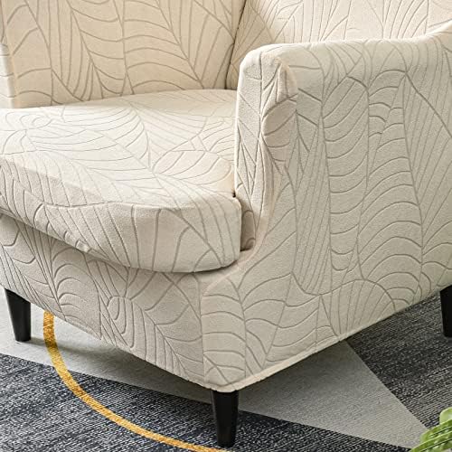 Waterproof Wingback Chair Cover 2 Piece Set