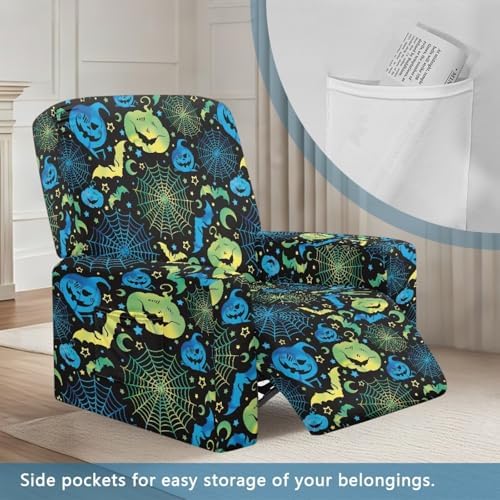 Elegant Recliner Cover with Spider Web Pattern