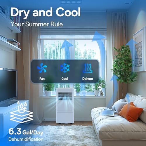 Air Choice 8000 BTU Portable AC Unit with 3-in-1 Function
