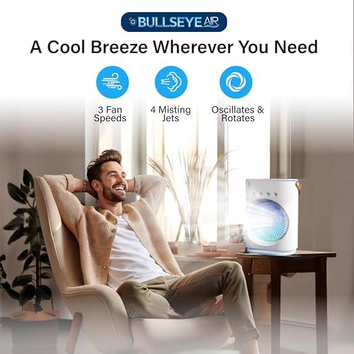 Bullseye Air Portable Evaporative Cooler with Misting Fan