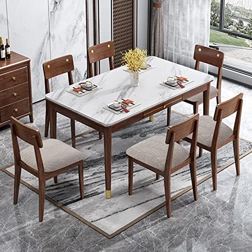Genina Waterproof Dining Chair Covers 6PCS Warm Gray 1