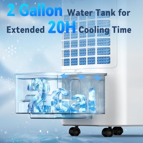 FANCOLE Windowless Portable AC with 4 Modes 3 Speeds