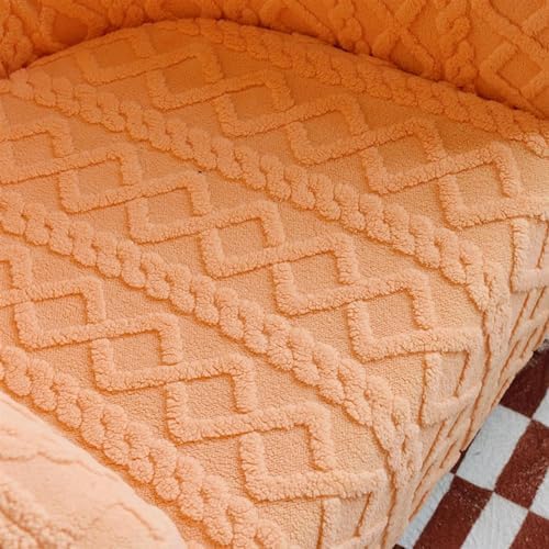 Plush Club Chair Slipcover 1 Piece Reusable