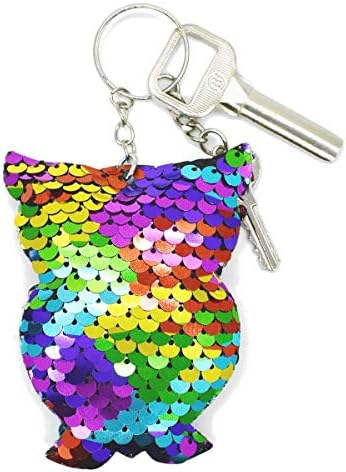 TTSAM 20 Piece Reversible Mermaid Sequin Keychain Set