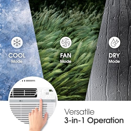 LG LW1024RSMX Window Air Conditioner Wi-Fi Enabled 10000 BTU White