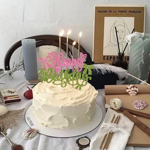 Rsstarxi Happy Birthday Witch Hat Cake Topper 1