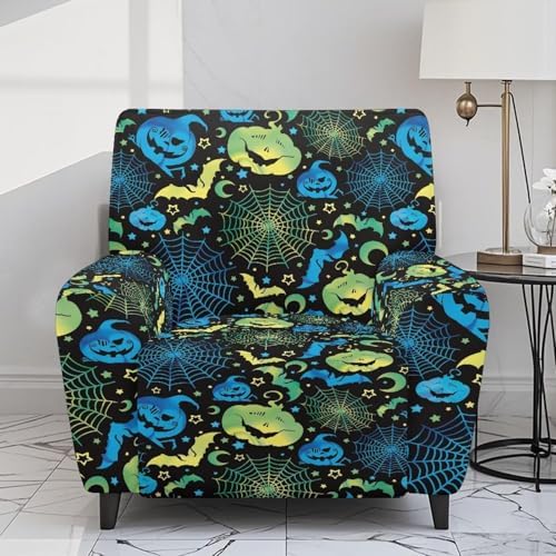 Elegant Recliner Cover with Spider Web Pattern
