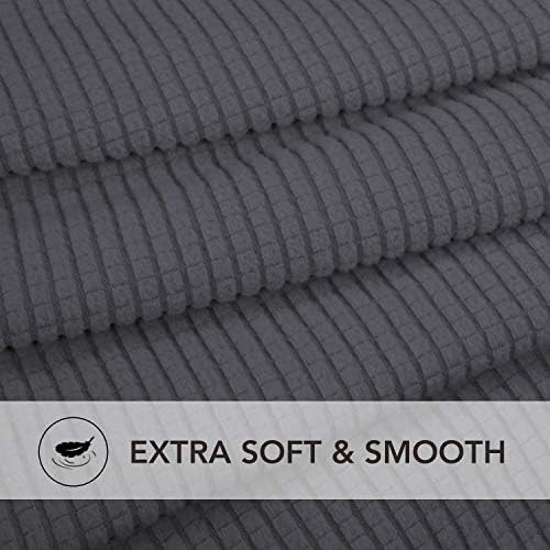 PureFit Stretch Sofa Slipcover - Dark Gray