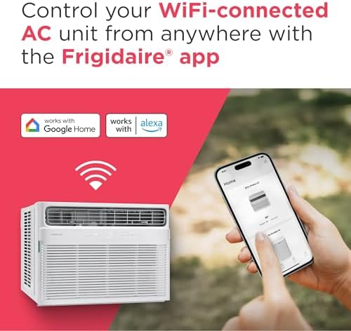 Frigidaire 18000 BTU Smart Window AC with Wi-Fi and Alexa Compatibility