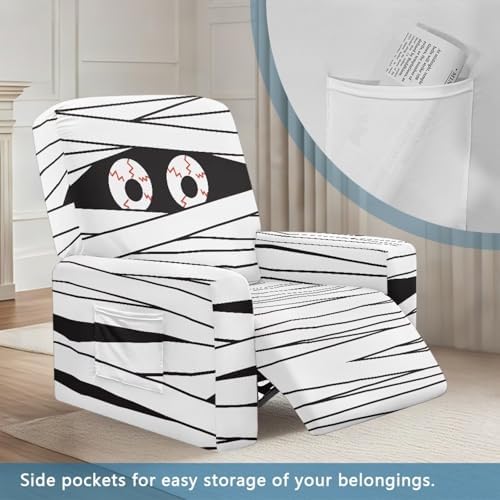 Ghost Pattern Recliner Slipcover for Home Decor