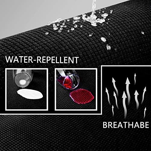 Granbest Premium Water Repellent Recliner Slipcover with Pockets Black