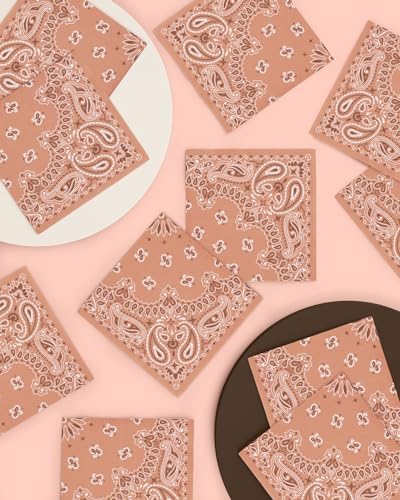 Xo Fetti Western Bandana Napkins 3-Ply 25 Pcs