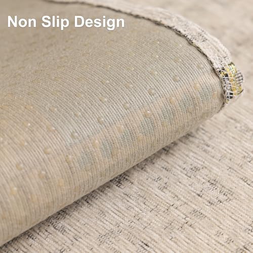 Chenille Boho Jacquard Couch Cover 36x70 White 1 PCS Non Slip Sectional Slipcover