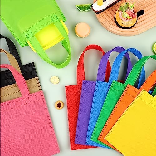 Aneco 30-Pack Reusable Non-Woven Tote Bags with Handles