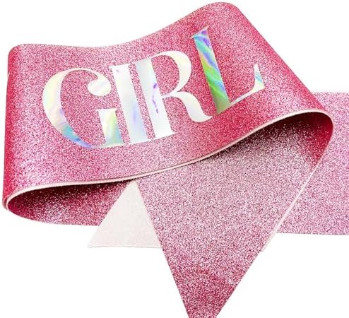 Birthday Girl Sash with Multicolor Foil and Glitter
